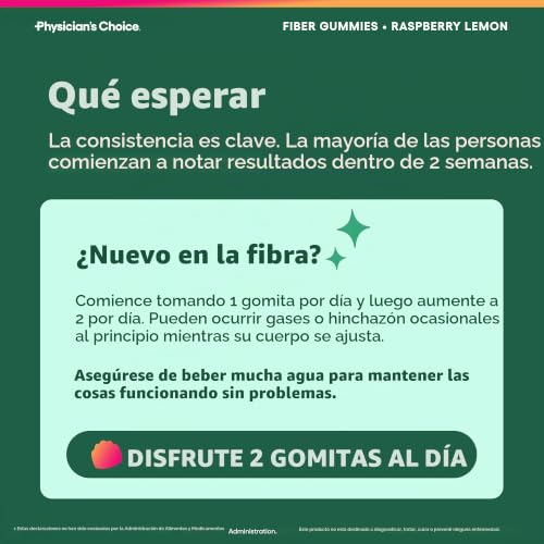 Gomitas de Fibra Prebiótica - Frambuesa y Limón