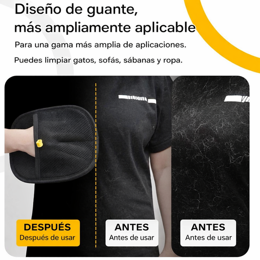 Guante quita pelos mascota