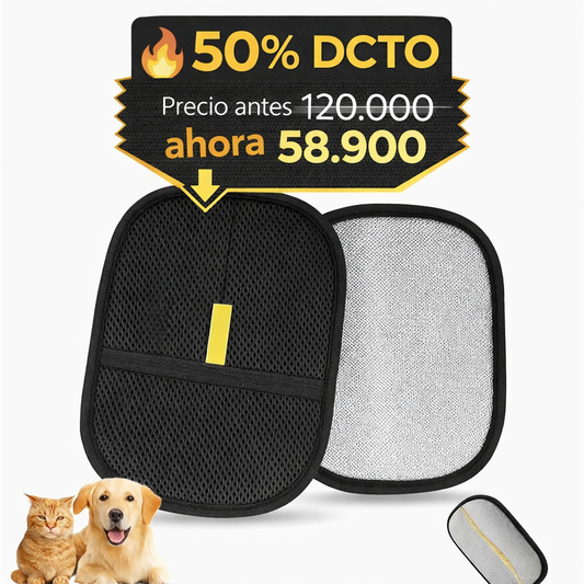 Guante quita pelos mascota